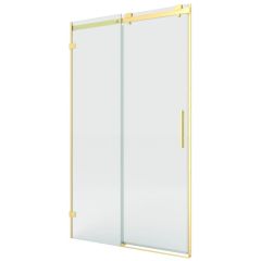 New Trendy Softi X Gold Brushed EXK8922 drzwi prysznicowe 100 cm rozsuwane złoty szczotkowany/szkło przezroczyste