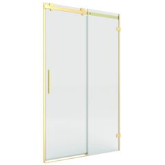 New Trendy Softi X Gold Brushed EXK8923 drzwi prysznicowe 100 cm rozsuwane złoty szczotkowany/szkło przezroczyste