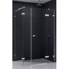 New Trendy Eventa EXK4570 kabina prysznicowa 150x100 cm prostokątna chrom połysk/szkło przezroczyste