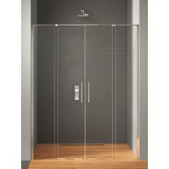 New Trendy Smart EXK4017 drzwi prysznicowe 160 cm rozsuwane chrom połysk/szkło przezroczyste