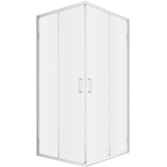 New Trendy Suvia K5121 kabina prysznicowa 80x80 cm kwadratowa chrom połysk/szkło matowe