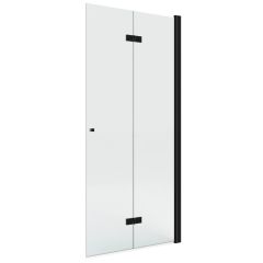 New Trendy New Soleo Black K5756 ścianka prysznicowa walk-in 100 cm czarny mat/szkło przezroczyste