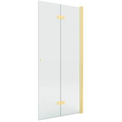 New Trendy New Soleo Gold Brushed K5778 ścianka prysznicowa walk-in 120 cm złoty szczotkowany/szkło przezroczyste