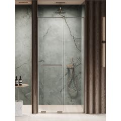 New Trendy Smart Gunmetal Brushed EXK7828 drzwi prysznicowe 140 cm rozsuwane gunmetal szczotkowany/szkło przezroczyste