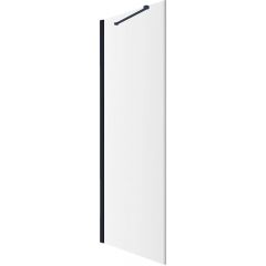 Omnires Manhattan ADR10XBLTR ścianka prysznicowa 100 cm czarny mat/szkło przezroczyste