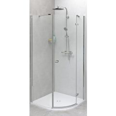 Polysan Fortis Line FL5690R kabina prysznicowa półokrągła 90x90 cm chrom