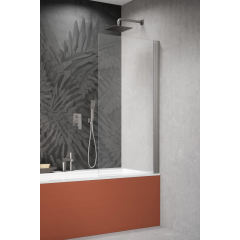 Radaway Nes 6 Brushed Nickel PNJ I 100110809101R parawan nawannowy 80 cm 1-częściowy szczotkowany/szkło przezroczyste