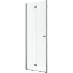 Radaway Nes Brushed Nickiel DWB 100290909101L drzwi prysznicowe 90 cm składane szczotkowany/szkło przezroczyste