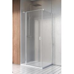 Radaway Nes 8 KDJ II 100860900101L drzwi prysznicowe 90 cm uchylne chrom połysk/szkło przezroczyste