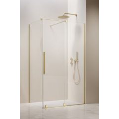 Radaway Furo Brushed Light Gold KDJ 101044729801R drzwi prysznicowe 47.2 cm rozsuwane złoty szczotkowany/szkło przezroczyste
