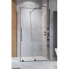 Radaway Furo GunMetal KDJ 101047229201R drzwi prysznicowe 72.2 cm rozsuwane gunmetal szczotkowany/szkło przezroczyste