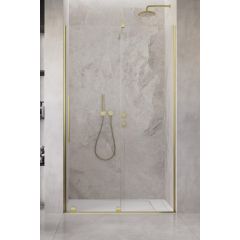 Radaway Furo Brushed Gold DWJ 101077229901R drzwi prysznicowe 72.2 cm rozsuwane złoty szczotkowany/szkło przezroczyste