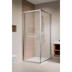 Radaway Alienta SD I 101919900101 kabina prysznicowa 80x80 cm kwadratowa chrom połysk/szkło przezroczyste