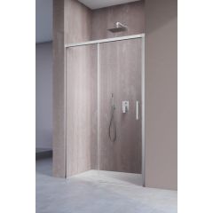 Radaway Idea 8 Brushed Nickel DWJ 103306209101L drzwi prysznicowe 62 cm rozsuwane nikiel szczotkowany/szkło przezroczyste