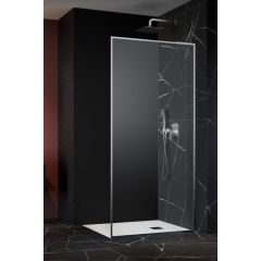 Radaway Modo F SL Brushed Nickel II 104191249101R ścianka prysznicowa 120 cm nikiel szczotkowany/szkło przezroczyste