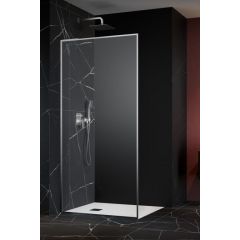 Radaway Modo F SL Brushed Nickel II 104191249101L ścianka prysznicowa 120 cm nikiel szczotkowany/szkło przezroczyste