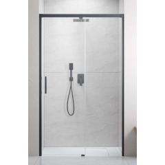 Radaway Idea Brushed GunMetal DWJ 3870169201R drzwi prysznicowe 120 cm rozsuwane szczotkowany/szkło przezroczyste