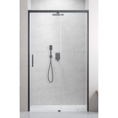 Radaway Idea Brushed GunMetal DWJ 3870199201R drzwi prysznicowe 150 cm rozsuwane gunmetal szczotkowany/szkło przezroczyste