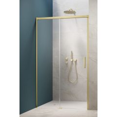 Radaway Idea 6 Brushed Light Gold DWJ 3870239801L drzwi prysznicowe 125 cm rozsuwane złoty szczotkowany/szkło przezroczyste