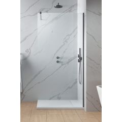 Radaway Modo New Brushed Gunmetal II 3890759201 ścianka prysznicowa 75 cm szczotkowany/szkło przezroczyste