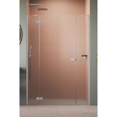 Radaway Fuenta Chrome DWJ+S 13840300101L drzwi prysznicowe 110 cm uchylne chrom połysk/szkło przezroczyste