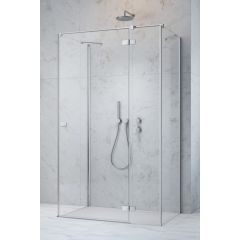 Radaway Fuenta Chrome KDJ+S 13840210101R drzwi prysznicowe 80 cm uchylne chrom połysk/szkło przezroczyste