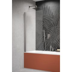 Radaway Nes Brushed Nickel PNJ 100110709101L parawan nawannowy 70 cm 1-częściowy szczotkowany/szkło przezroczyste