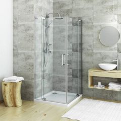 Roth Elegant Neo Line 18890000000002 drzwi prysznicowe 90 cm uchylne chrom połysk/szkło przezroczyste