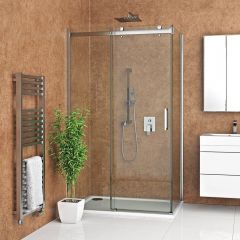 Roth Ambient 62190000000002 ścianka prysznicowa 90 cm chrom połysk/szkło przezroczyste