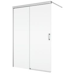 SanSwiss Cadura CAW2G1405007 ścianka prysznicowa walk-in 140 cm srebrny połysk/szkło przezroczyste