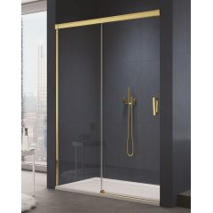 SanSwiss Cadura CAS2G1101207 drzwi prysznicowe 110 cm rozsuwane złoty połysk/szkło przezroczyste SanSwiss Cadura CAS2G1101207 drzwi prysznicowe 110 cm rozsuwane złoty połysk/szkło przezroczyste