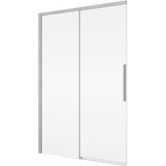 Ronal Oriana D36S21402507 drzwi prysznicowe 140 cm rozsuwane nikiel szczotkowany/szkło przezroczyste