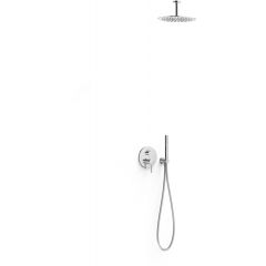 Tres Slim Exclusive 26228003 zestaw prysznicowy podtynkowy z deszczownicą chrom