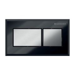Geberit 116051KV1 przycisk spłukujący do wc chrom błyszczący-czarny