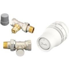 Danfoss Redia 015G5154 zestaw termostatyczny biały
