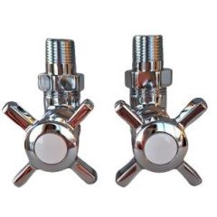 Imers Retro A00343 zawór grzejnikowy chrom