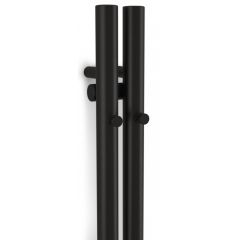 Terma Rolo Hanger E WLROW180009K9M5E1MOBMX2 grzejnik elektryczny 180x9.5 cm czarny