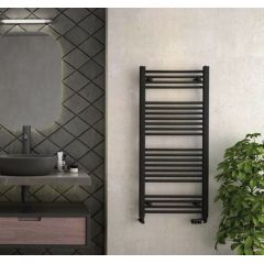 Zehnder Aura PBN1200509205 grzejnik łazienkowy drabinkowy 121.7x50 cm czarny Zehnder Aura PBN1200509205 grzejnik łazienkowy drabinkowy 121.7x50 cm czarny