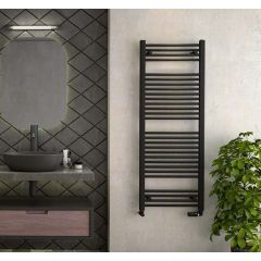 Zehnder Aura PBN1500509205 grzejnik łazienkowy drabinkowy 146.9x50 cm czarny Zehnder Aura PBN1500509205 grzejnik łazienkowy drabinkowy 146.9x50 cm czarny