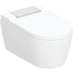 Geberit AquaClean Sela 146220211 toaleta myjąca wisząca bez kołnierza ze spłukiwaniem wirowym biała