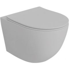 LaVita Sinto 5900378333272 miska wc wisząca bez kołnierza szary mat