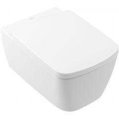 Villeroy & Boch Subway 3.0 4610TL01 miska wc z deską wolnoopadającą wisząca bez kołnierza ze spłukiwaniem wirowym biały połysk