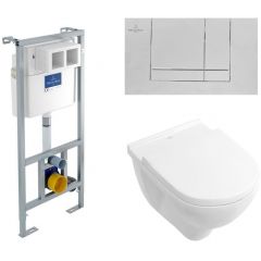 Zestaw Villeroy & Boch O.Novo 5660HR01 + Villeroy & Boch ViConnect 92214200 + Villeroy & Boch ViConnect 92214361