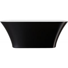 Besco Assos #WMD160ABW wanna wolnostojąca 159.4x70 cm owalna biała-czarna-dwukolorowa