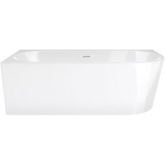 Corsan Intero E240LLWH wanna przyścienna 160x74 cm owalna biała