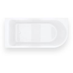 Corsan Invelia V220LLWH wanna narożna 160x75 cm lewa biała