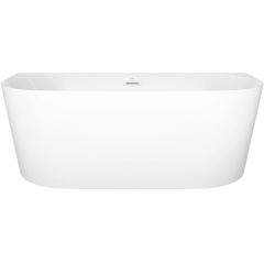 Corsan Mono E029XLSWH wanna przyścienna 170x80 cm owalna biała