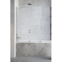 Radaway Furo Brushed Nickel PND II 101096889101L drzwi parawanu 68.8 cm 2-częściowy szczotkowany/szkło przezroczyste