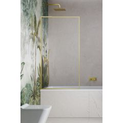 Radaway Modo F SL Brushed Gold PNJ II 104060709901L parawan nawannowy 70 cm 1-częściowy złoty szczotkowany/szkło przezroczyste