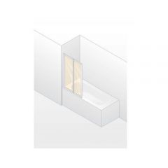 Huppe AC0101087322 parawan nawannowy dwuczęściowy